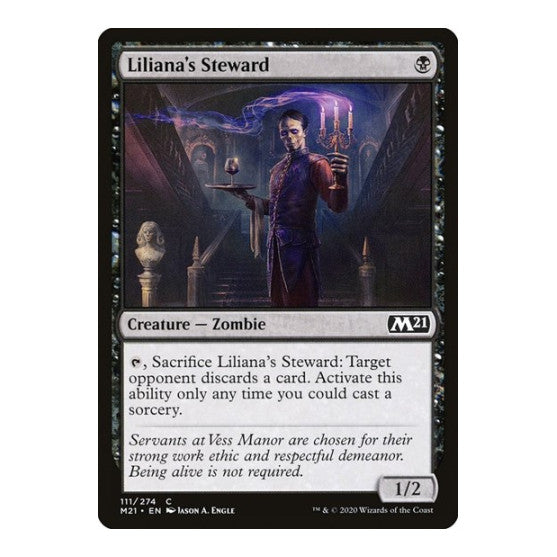 Lilianas Steward (M21) #111 Common (Lightly Played) Core Set 2021 Magic: The Gathering: 2020