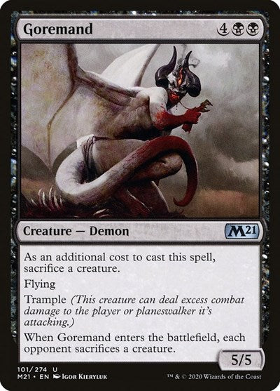 Goremand (M21) #101 Uncommon (Lightly Played) Core Set 2021 Magic: 2020