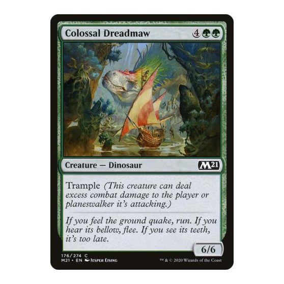 Colossal Dreadmaw (M21) #176 Common (Lightly Played) Core Set 2021 Magic: The Gathering: 2020