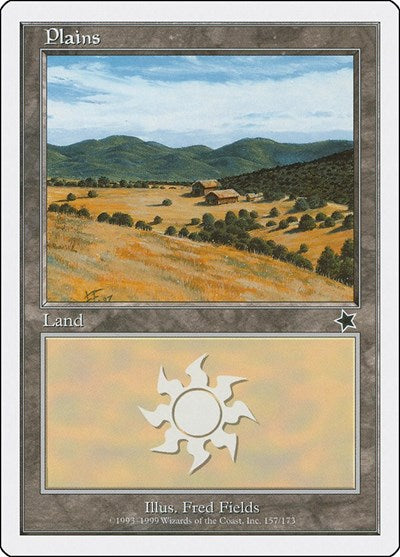 Plains 157 (S99) #157 Land (Heavily Played) Starter 1999 Magic: 1999