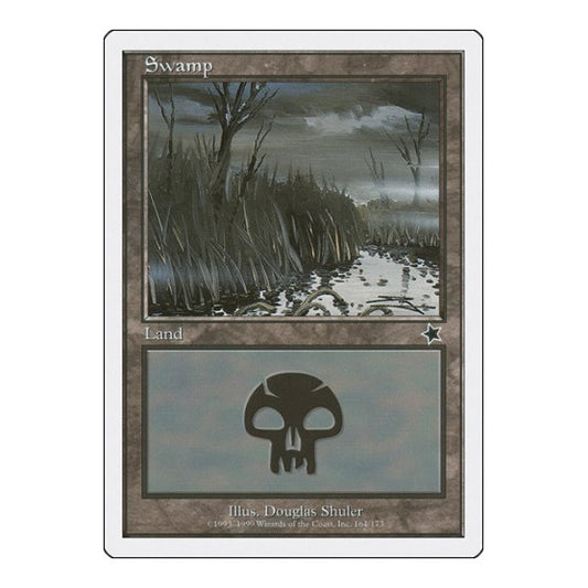 Swamp (164) (S99) #164 Land (Moderately Played) Starter 1999 Magic: The Gathering: 1999