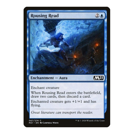 Rousing Read (M21) #67 Common (Lightly Played) Core Set 2021 Magic: The Gathering: 2020