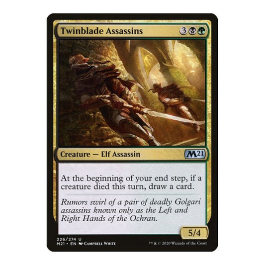 Twinblade Assassins (M21) #226 Uncommon Core Set 2021 Magic: The Gathering: 2020