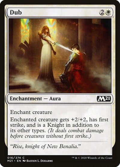 Dub (M21) #16 Common (Moderately Played) Core Set 2021 Magic: 2020