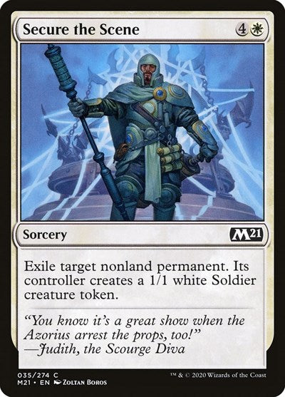 Secure the Scene (M21) #35 Common (Lightly Played) Core Set 2021 Magic: The Gathering: 2020