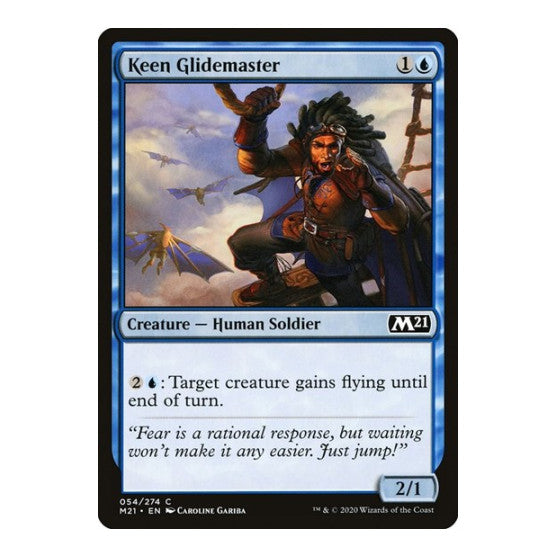 Keen Glidemaster (M21) #54 Common (Lightly Played) Core Set 2021 Magic: The Gathering: 2020
