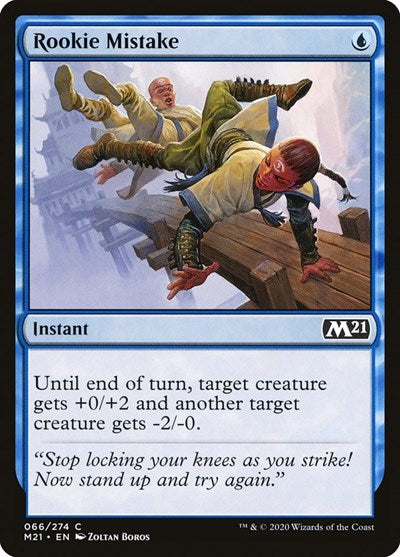 Rookie Mistake (M21) #66 Common (Foil Lightly Played) Core Set 2021 Magic: The Gathering: 2020