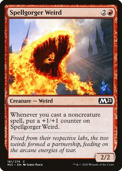 Spellgorger Weird (M21) #161 Common (Foil Lightly Played) Core Set 2021 Magic: The Gathering: 2020