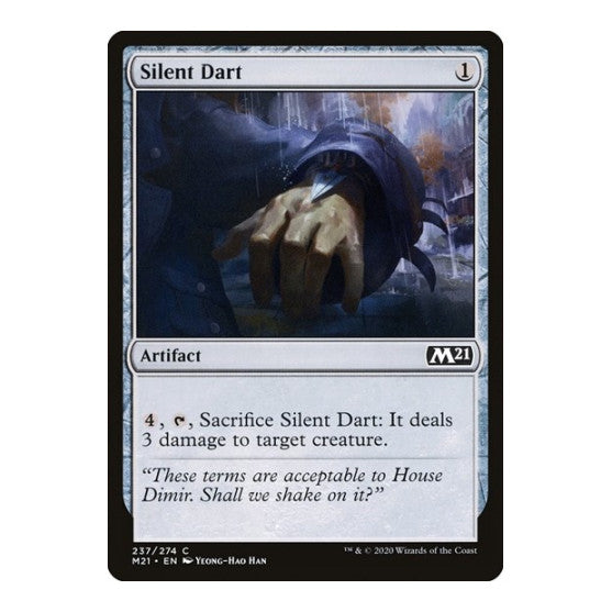 Silent Dart (M21) #237 Common (Lightly Played) Core Set 2021 Magic: The Gathering: 2020