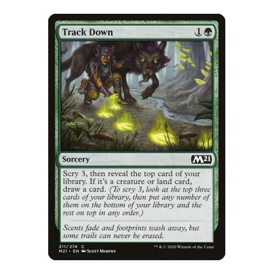 Track Down (M21) #211 Common (Lightly Played) Core Set 2021 Magic: The Gathering: 2020