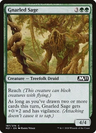 Gnarled Sage (M21) #187 Common (Lightly Played) Core Set 2021 Magic: The Gathering: 2020