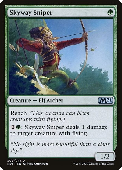 Skyway Sniper (M21) #206 Uncommon (Lightly Played) Core Set 2021 Magic: The Gathering: 2020
