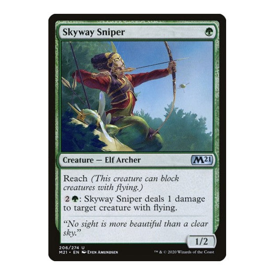 Skyway Sniper (M21) #206 Uncommon Core Set 2021 Magic: The Gathering: 2020