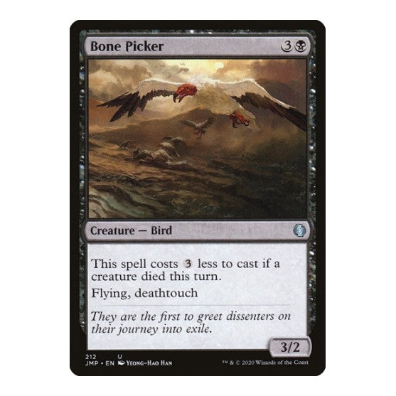 Bone Picker (JMP) #212 Uncommon (Lightly Played) Jumpstart Magic: The Gathering: 2020
