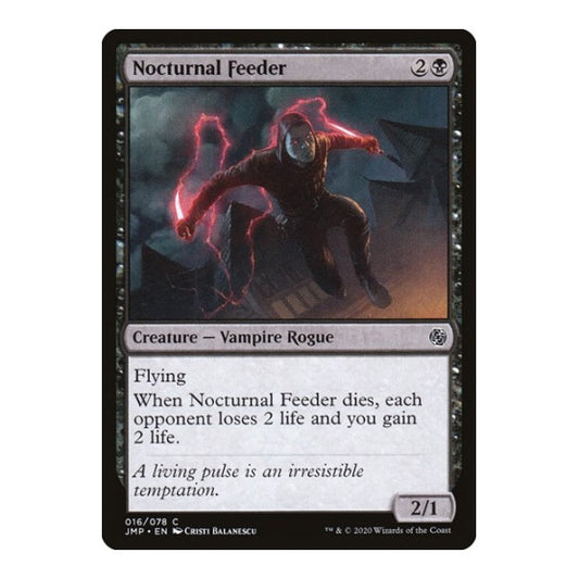 Nocturnal Feeder (JMP) #16 Common (Lightly Played) Jumpstart Magic: The Gathering: 2020