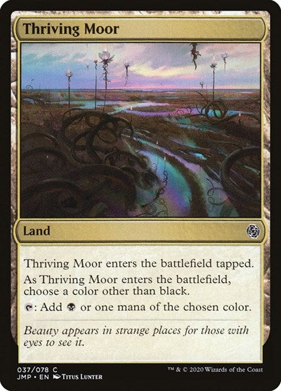 Thriving Moor (JMP) #37 Common (Lightly Played) Jumpstart Magic: 2020