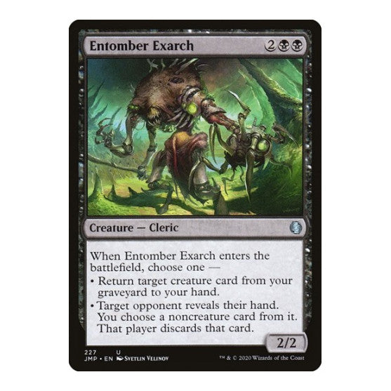 Entomber Exarch (JMP) #227 Uncommon (Lightly Played) Jumpstart Magic: The Gathering: 2020