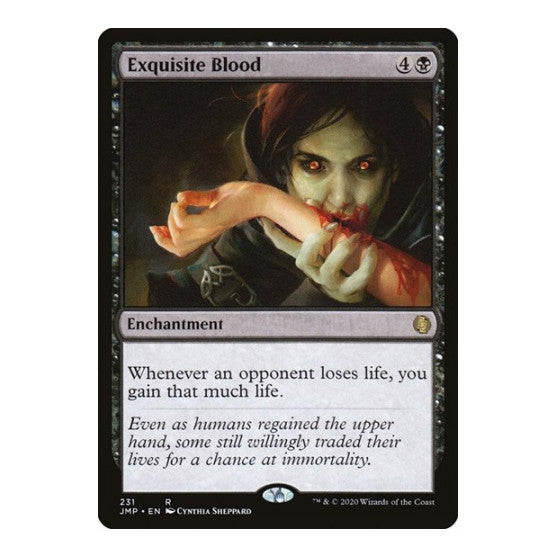 Exquisite Blood (JMP) #231 Rare (Near Mint) Jumpstart Magic: The Gathering: 2020