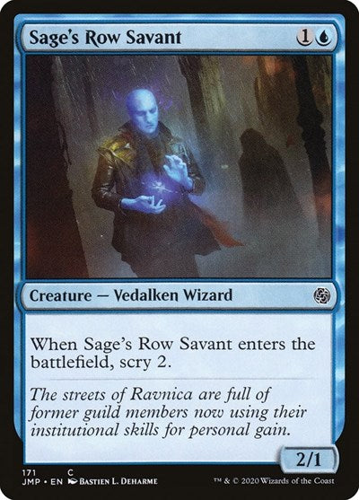 Sages Row Savant (JMP) #171 Common (Lightly Played) Jumpstart Magic: 2020