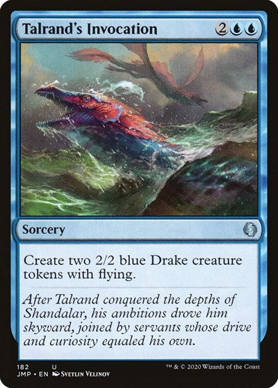 Talrands Invocation (JMP) #182 Uncommon (Lightly Played) Jumpstart Magic: 2020