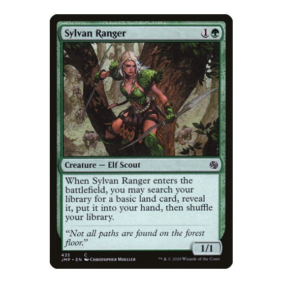 Sylvan Ranger (JMP) #435 Common (Lightly Played) Jumpstart Magic: The Gathering: 2020
