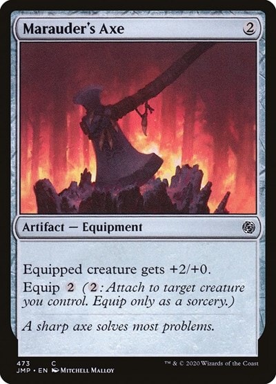 Marauders Axe (JMP) #473 Common (Lightly Played) Jumpstart Magic: The Gathering: 2020