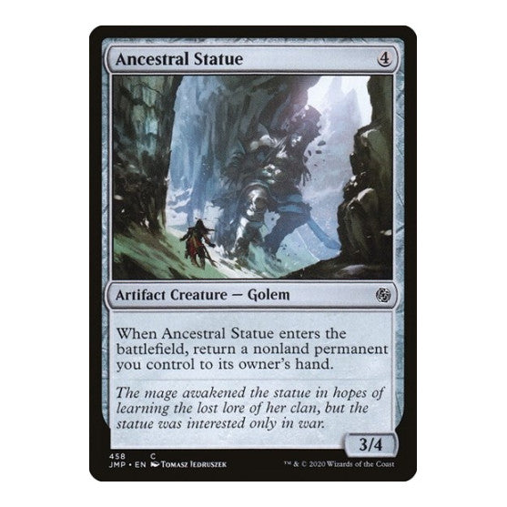 Ancestral Statue (JMP) #458 Common (Lightly Played) Jumpstart Magic: The Gathering: 2020
