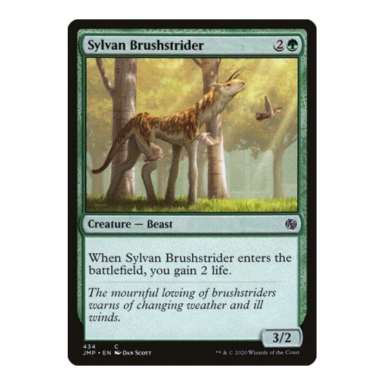 Sylvan Brushstrider (JMP) #434 Common (Lightly Played) Jumpstart Magic: The Gathering: 2020