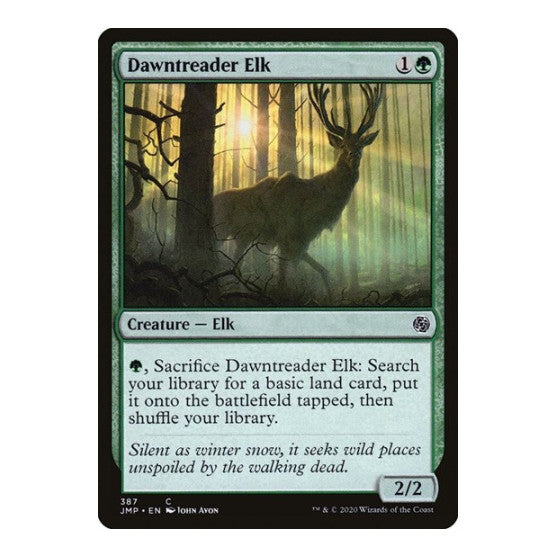Dawntreader Elk (JMP) #387 Common (Lightly Played) Jumpstart Magic: The Gathering: 2020