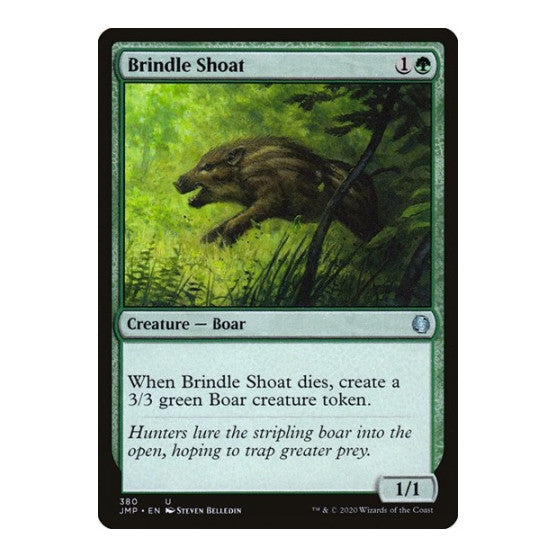 Brindle Shoat (JMP) #380 Uncommon (Lightly Played) Jumpstart Magic: The Gathering: 2020