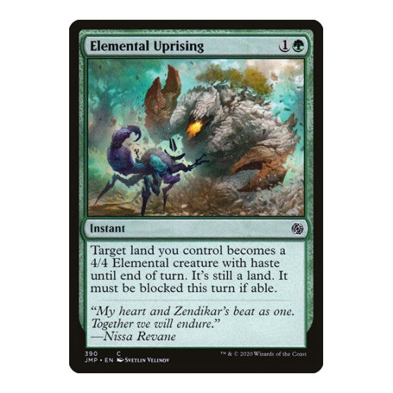 Elemental Uprising (JMP) #390 Common (Lightly Played) Jumpstart Magic: The Gathering: 2020