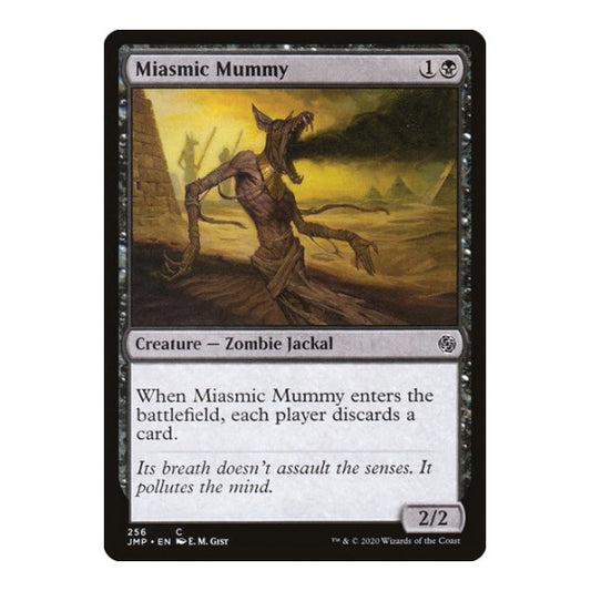 Miasmic Mummy (JMP) #256 Common (Lightly Played) Jumpstart Magic: The Gathering: 2020