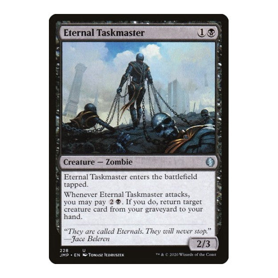Eternal Taskmaster (JMP) #228 Uncommon (Lightly Played) Jumpstart Magic: The Gathering: 2020