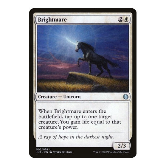 Brightmare (JMP) #2 Uncommon (Lightly Played) Jumpstart Magic: The Gathering: 2020