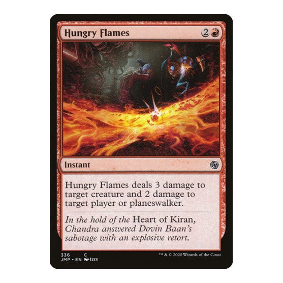 Hungry Flames (JMP) #336 Common (Lightly Played) Jumpstart Magic: The Gathering: 2020