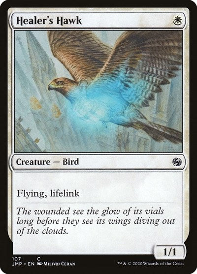Healers Hawk (JMP) #107 Common (Lightly Played) Jumpstart Magic: 2020