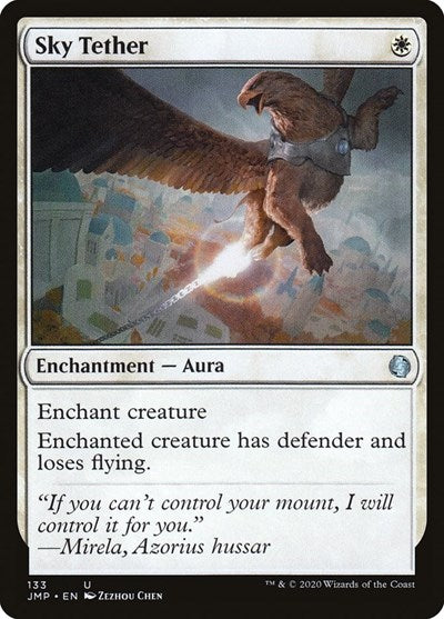 Sky Tether (JMP) #133 Uncommon (Lightly Played) Jumpstart Magic: 2020