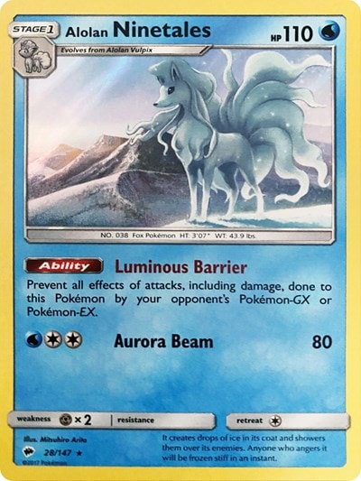Alolan Ninetales - 28/147 (Water Web Holo) (MCAP) #028/147 Holo Rare (Holofoil Near Mint) Miscellaneous Cards & Products Pokemon: 2026