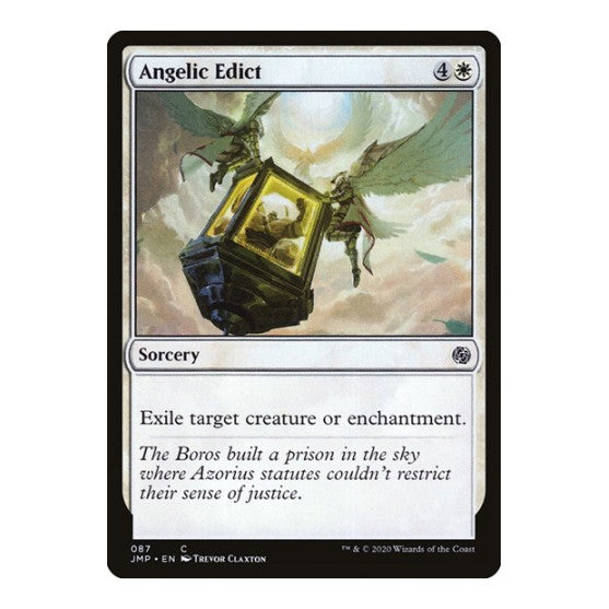Angelic Edict (JMP) #87 Common (Lightly Played) Jumpstart Magic: The Gathering: 2020