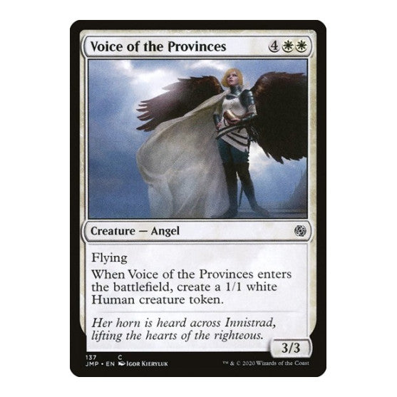 Voice of the Provinces (JMP) #137 Common (Lightly Played) Jumpstart Magic: The Gathering: 2020