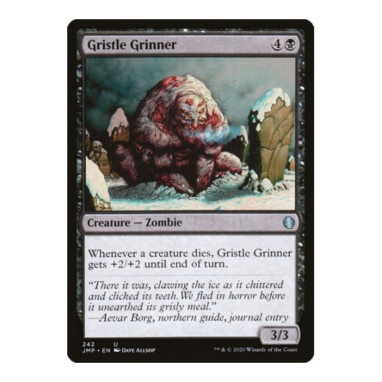 Gristle Grinner (JMP) #242 Uncommon (Lightly Played) Jumpstart Magic: The Gathering: 2020
