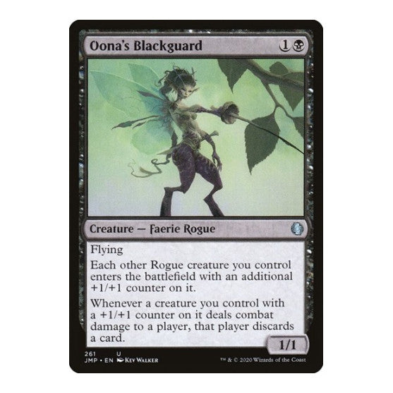 Oonas Blackguard (JMP) #261 Uncommon (Lightly Played) Jumpstart Magic: The Gathering: 2020