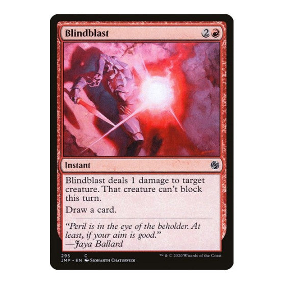 Blindblast (JMP) #295 Common (Lightly Played) Jumpstart Magic: The Gathering: 2020