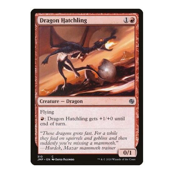 Dragon Hatchling (JMP) #310 Common (Lightly Played) Jumpstart Magic: The Gathering: 2020
