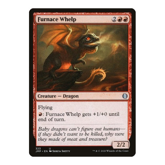 Furnace Whelp (JMP) #323 Uncommon (Lightly Played) Jumpstart Magic: The Gathering: 2020
