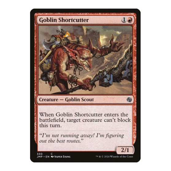 Goblin Shortcutter (JMP) #330 Common (Lightly Played) Jumpstart Magic: The Gathering: 2020