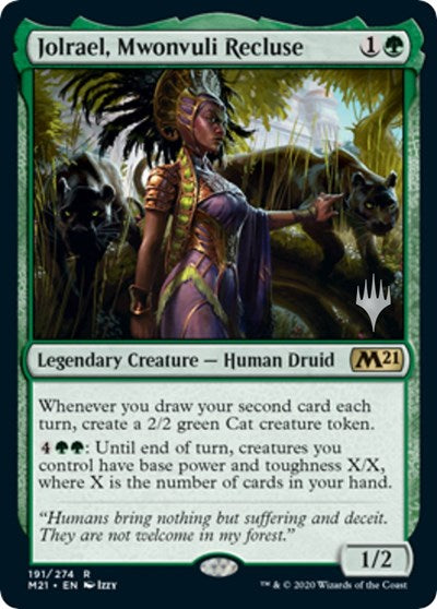 Jolrael Mwonvuli Recluse (PPM21) #191p Rare (Lightly Played) Promo Pack: Core Set 2021 Magic: The Gathering: 2020