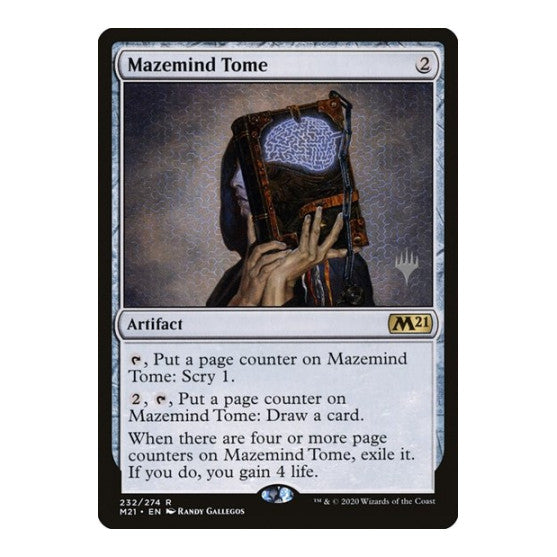 Mazemind Tome (PPM21) #232 Rare (Lightly Played) Promo Pack: Core Set 2021 Magic: The Gathering: 2020