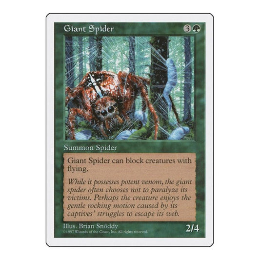 Giant Spider (5ED) #300 Common Fifth Edition Magic: The Gathering: 1997