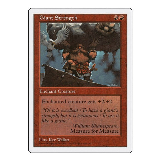 Giant Strength (5ED) #233 Common Fifth Edition Magic: The Gathering: 1997